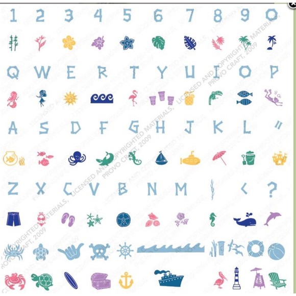 Cricut Cartridge "LIFE IS A BEACH" - Picture 2 of 5